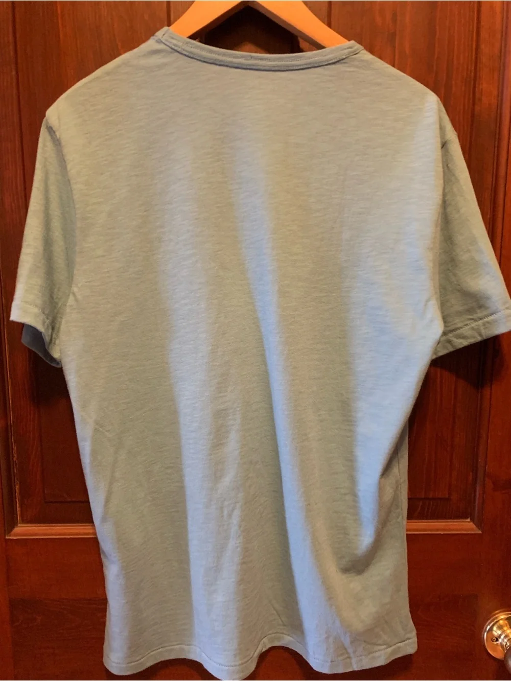 J. Crew Slub Cotton Pocket T-Shirt in Pale Blue (Medium)